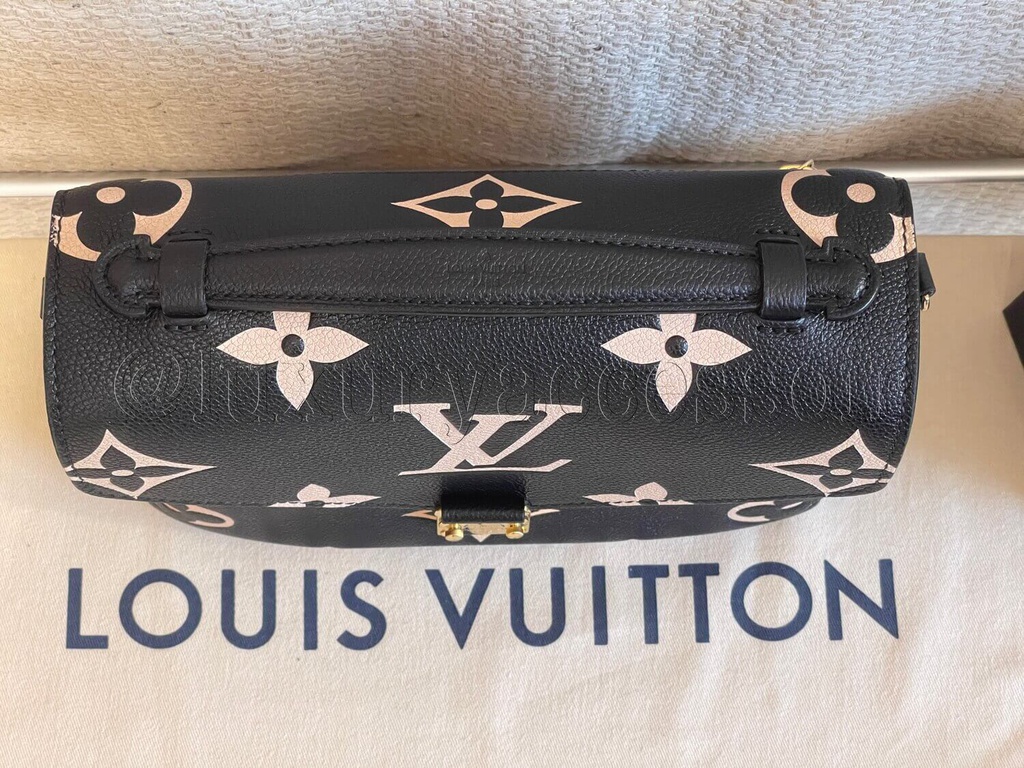 100 Original Louis Vuitton Pochette Metis Empreinte bicolor